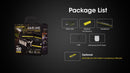 NITECORE HA15 UHE LED galvas lukturis, 400 lm, USB-C uzlāde, divējāda barošana, IP66