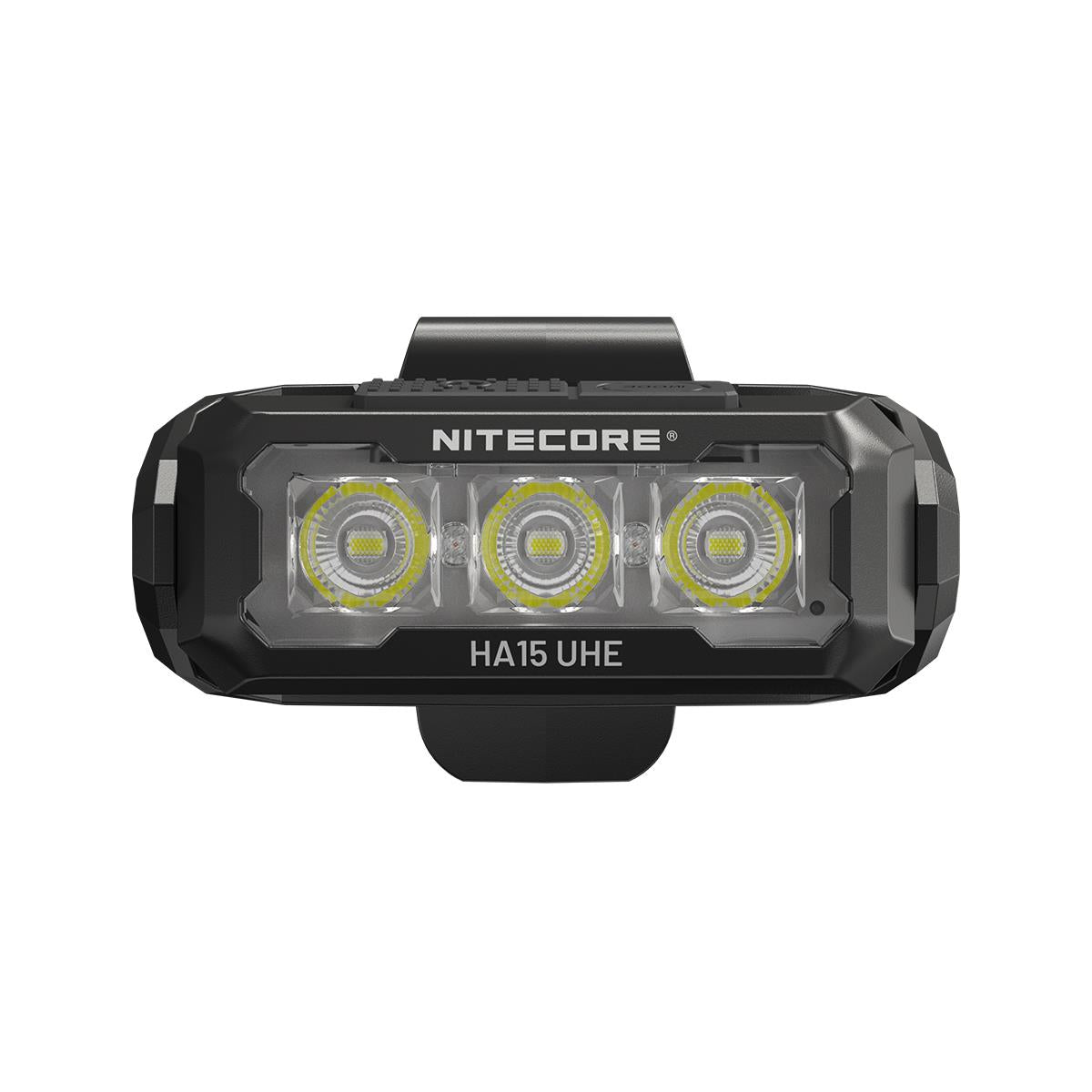 NITECORE HA15 UHE LED galvas lukturis, 400 lm, USB-C uzlāde, divējāda barošana, IP66