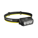 NITECORE HA15 UHE LED galvas lukturis, 400 lm, USB-C uzlāde, divējāda barošana, IP66