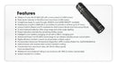 NITECORE EDC31 LED EDC lukturis, 3500 lm, 380 m darbības attālums, USB-C uzlāde, 3800 mAh akumulators