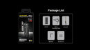 NITECORE EDC37 LED EDC lukturis, 8000 lm, 420 m darbības attālums, OLED displejs, USB-C uzlāde