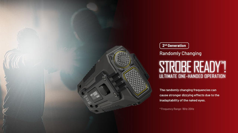 NITECORE EDC37 LED EDC lukturis, 8000 lm, 420 m darbības attālums, OLED displejs, USB-C uzlāde