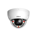 Dahua 6 MP IP videonovērošanas kamera IPC-HDBW2649E-S-IL-0280B-B, Dome, 2,8 mm, IR un siltais LED 30 m, PoE/12 V, IP67/IK10, balta