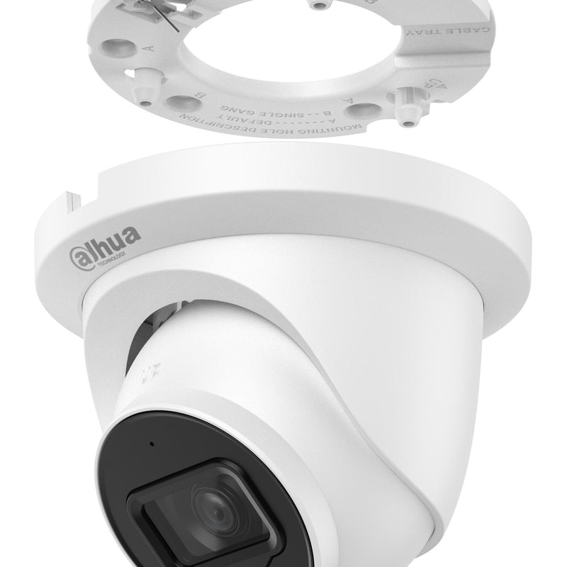 Preces nosaukums: Dahua 6 MP WizSense turret IP kamera ar 2,8 mm objektīvu, Smart Dual Light, mikrofonu un IP67