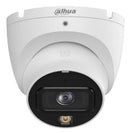 Dahua 8 MP IP videonovērošanas kamera IPC-HDW1839T-A-IL-0280B-S6, Eyeball, 2,8 mm, IR un siltais LED 30 m, PoE/12 V, IP67, balta