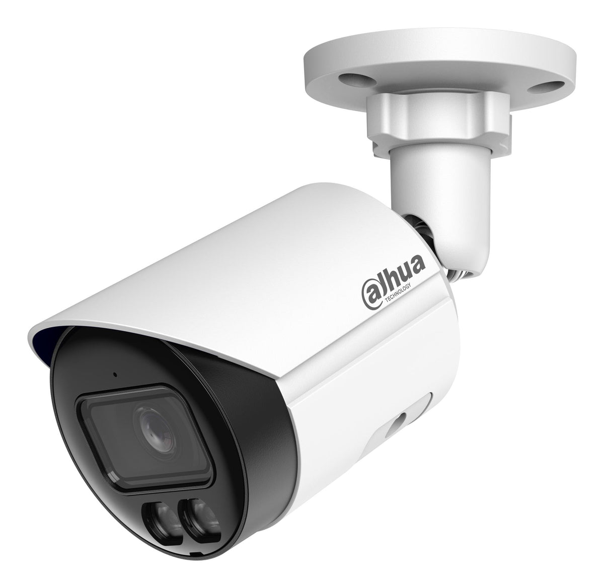 IP-камера Dahua «Smart Dual Light» типа «bullet» с разрешением 6 Мп, объективом 2,8 мм, поддержкой PoE, степень защиты IP67