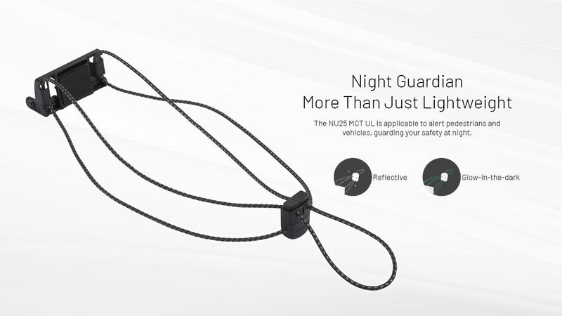 NITECORE NU25 MCT UL LED galvas lukturis, 400 lm, īpaši viegls, 3 gaismas toņi, 700 mAh akumulators