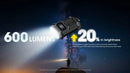 Nitecore TINI3 uzlādējams atslēgu piekariņa lukturītis 600 lm ar OLED displeju un USB-C uzlādi