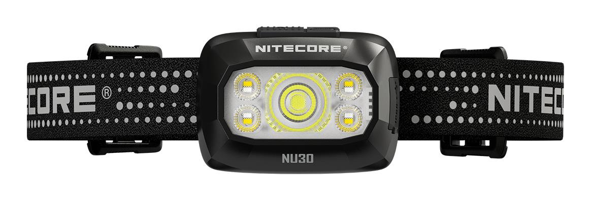 NITECORE NU30 LED headlamp, 500 lm, USB-C charging, 1500 mAh battery, IP66