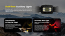 NITECORE NU30 LED galvas lukturis, 500 lm, USB-C uzlāde, 1500 mAh akumulators, IP66