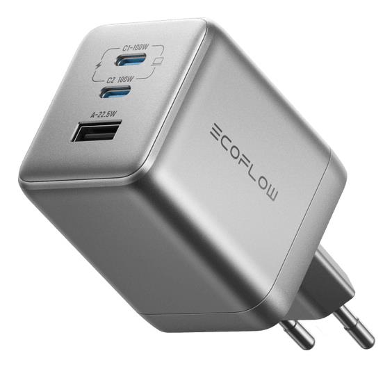 ECOFLOW RAPID Pro 100 W lādētājs ar 3 portiem - ZEMLETES.LV