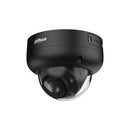 DAHUA 6 MP kupolveida IP videonovērošanas kamera ar motorizētu 2,7–13,5 mm objektīvu, viedo dubulto apgaismojumu līdz 50 m, mikrofonu, PoE, IP67 un IK10, melna