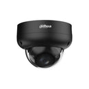 DAHUA 6 MP kupolveida IP videonovērošanas kamera ar motorizētu 2,7–13,5 mm objektīvu, viedo dubulto apgaismojumu līdz 50 m, mikrofonu, PoE, IP67 un IK10, melna