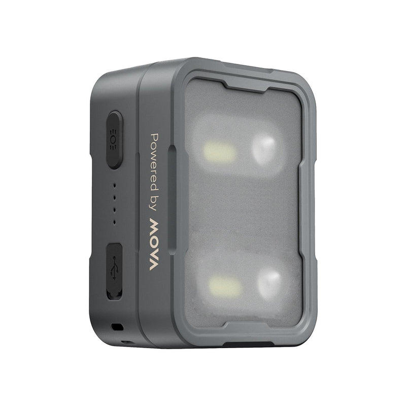 MOVA MWL001 LED galvas lukturu komplekts, 2 gab., uzlādējami, melni