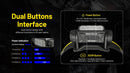 Nitecore HC75 UHE galvas lukturis 3000 lm, 192 m, USB-C, IP68