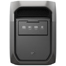 EcoFlow DELTA 3 Max pārnēsājamā elektrostacija, 2048 Wh, 2400 W, LFP akumulators, Wi-Fi un Bluetooth, melna un pelēka