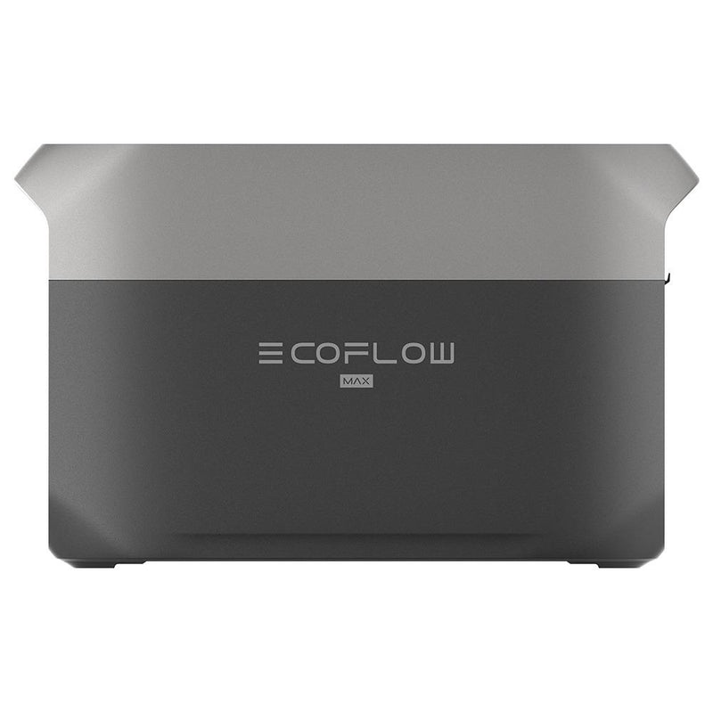 EcoFlow DELTA 3 Max pārnēsājamā elektrostacija, 2048 Wh, 2400 W, LFP akumulators, Wi-Fi un Bluetooth, melna un pelēka