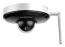 DAHUA 4 MP WizSense PTZ IP kamera ar Wi-Fi, 4× optisko tālummaiņu, 20 m infrasarkano apgaismojumu, mikrofonu, IP66 un IK08, balta