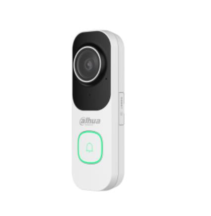Dahua DB41AW 4 MP Wi-Fi 6 video durvju zvans ar 2,3 mm platleņķa objektīvu, cilvēku un transportlīdzekļu noteikšanu, divvirzienu audio un IP65