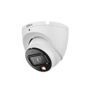 DAHUA 6 MP torņveida IP videonovērošanas kamera ar 3,6 mm objektīvu, viedo dubulto apgaismojumu līdz 30 m, cilvēku noteikšanu, mikrofonu, PoE un IP67, balta