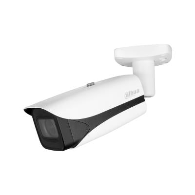 DAHUA 5 MP cilindriskā IP videonovērošanas kamera ar motorizētu 2,7–13,5 mm objektīvu, 60 m nakts redzamību, mikrofonu, ePoE, IP67 un IK10, balta