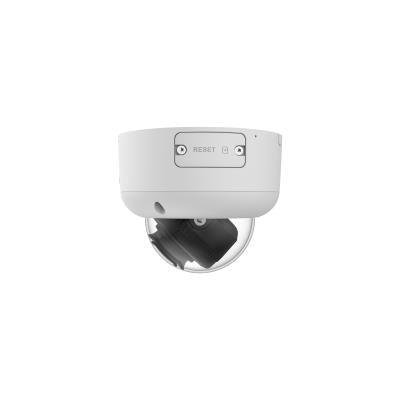DAHUA 6 MP vandalizturīga kupolveida IP videonovērošanas kamera ar 2,8 mm objektīvu, WizColor, 60 m nakts redzamību, aktīvo atturēšanu, divvirzienu audio, AcuPick, PoE+, ePoE, IP67 un IK10, balta
