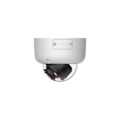 DAHUA 6 MP Vandal-Resistant Dome IP Security Camera with 2.8 mm Lens, WizColor, 60 m Night Vision, Active Deterrence, Two-Way Audio, AcuPick, PoE+, ePoE, IP67 and IK10, White