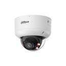 DAHUA 8 MP vandalizturīga kupolveida IP videonovērošanas kamera ar 2,8 mm objektīvu, WizColor, 60 m nakts redzamību, aktīvo atturēšanu, divvirzienu audio, AcuPick, PoE+, ePoE, IP67 un IK10, balta