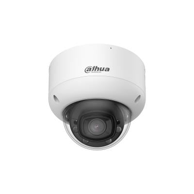 DAHUA 8 MP vandalismikindel kuppelkujuline IP-videovalvekaamera 2,8 mm objektiiviga, WizColor, 60 m öönägemisulatus, aktiivne hoiatusfunktsioon, kahesuunaline heli, AcuPick, PoE+, ePoE, IP67 ja IK10, valge