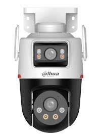 Dahua P3D-3F-PV-P āra IP videonovērošanas kamera ar diviem 3 MP objektīviem, grozāmu moduli, WizColor, Wi-Fi, PoE, automātisko izsekošanu un IP66