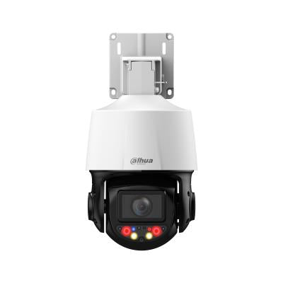 DAHUA 4 MP grozāma PTZ IP videonovērošanas kamera ar 4–40 mm objektīvu, 10× optisko tālummaiņu, 70 m nakts redzamību, aktīvo atturēšanu, automātisko izsekošanu, divvirzienu audio, PoE+ un IP66, balta