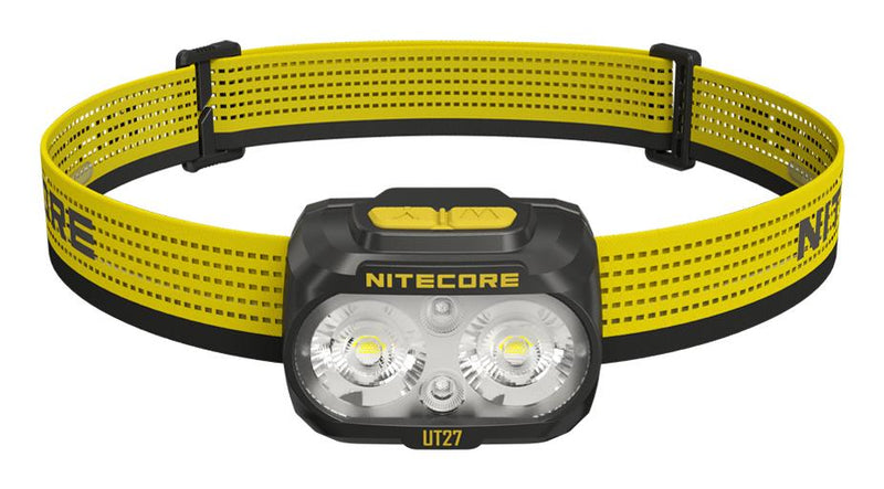 NITECORE UT27 MCT LED galvas lukturis, 800 lm, trīs krāsu temperatūras, USB-C uzlāde, 74 g