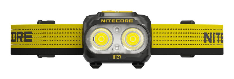 NITECORE UT27 MCT LED galvas lukturis, 800 lm, trīs krāsu temperatūras, USB-C uzlāde, 74 g