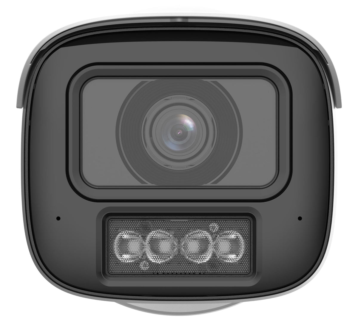 DAHUA 6 MP Cylindrical IP Security Camera with 3.6 mm Lens, WizColor, 80 m Night Vision, Active Deterrence, Two-Way Audio, PoE+, IP67 and IK10, White