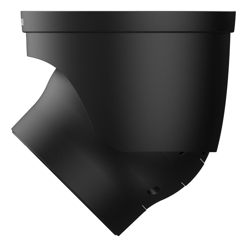 DAHUA 4 MP torņveida IP videonovērošanas kamera ar 2,8 mm objektīvu, WizColor, 60 m nakts redzamību, aktīvo atturēšanu, divvirzienu audio, AcuPick, PoE+, ePoE, IP67 un IK10, melna