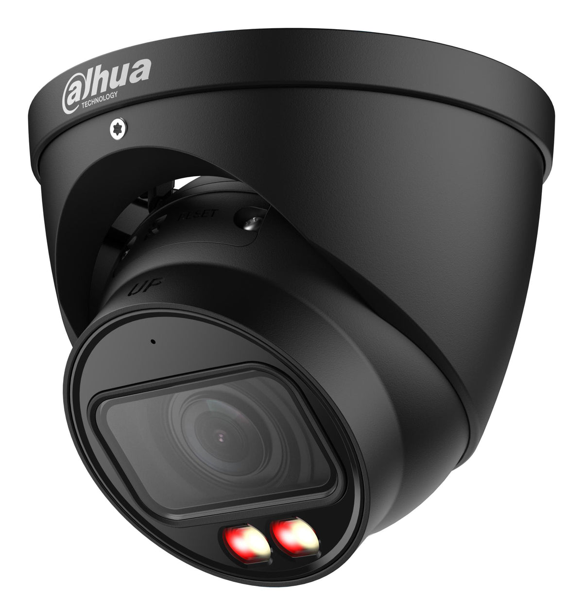 DAHUA 4 MP Turret IP Security Camera with Motorised 2.7–12 mm Lens, Smart Dual Illumination up to 50 m, AcuPick, People Counting, Microphone, PoE+, ePoE and IP67, Black