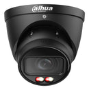 DAHUA 4 MP torņveida IP videonovērošanas kamera ar motorizētu 2,7–12 mm objektīvu, viedo dubulto apgaismojumu līdz 50 m, AcuPick, cilvēku skaitīšanu, mikrofonu, PoE+, ePoE un IP67, melna
