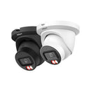 DAHUA 8 MP torņveida IP videonovērošanas kamera ar 2,8 mm objektīvu, viedo dubulto apgaismojumu līdz 50 m, AcuPick, cilvēku skaitīšanu, mikrofonu, PoE+, ePoE un IP67, melna