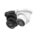 DAHUA 8 MP torņveida IP videonovērošanas kamera ar 2,8 mm objektīvu, viedo dubulto apgaismojumu līdz 50 m, AcuPick, cilvēku skaitīšanu, mikrofonu, PoE+, ePoE un IP67, melna