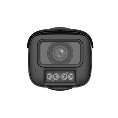 DAHUA 6 MP Cylindrical IP Security Camera with 3.6 mm Lens, WizColor, 80 m Night Vision, Active Deterrence, Two-Way Audio, PoE+, ePoE, IP67 and IK10, Black