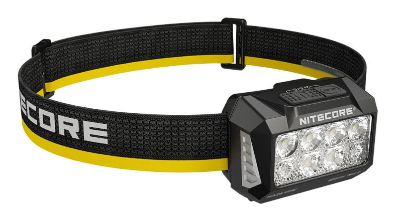NITECORE HA25 UHE LED galvas lukturis, 800 lm, 3 gaismas toņi, USB uzlāde, IP66