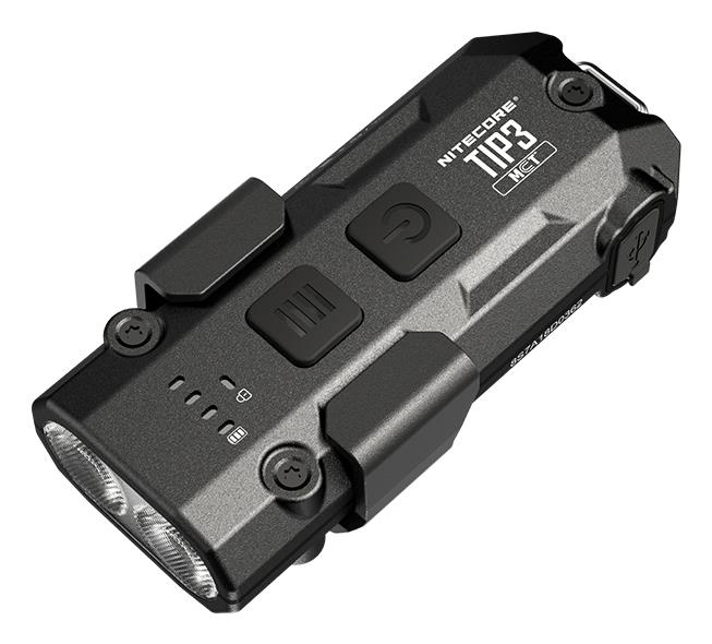 NITECORE TIP3 LED atslēgu piekariņa lukturis, 720 lm, USB uzlāde, 650 mAh akumulators, IP54, melns