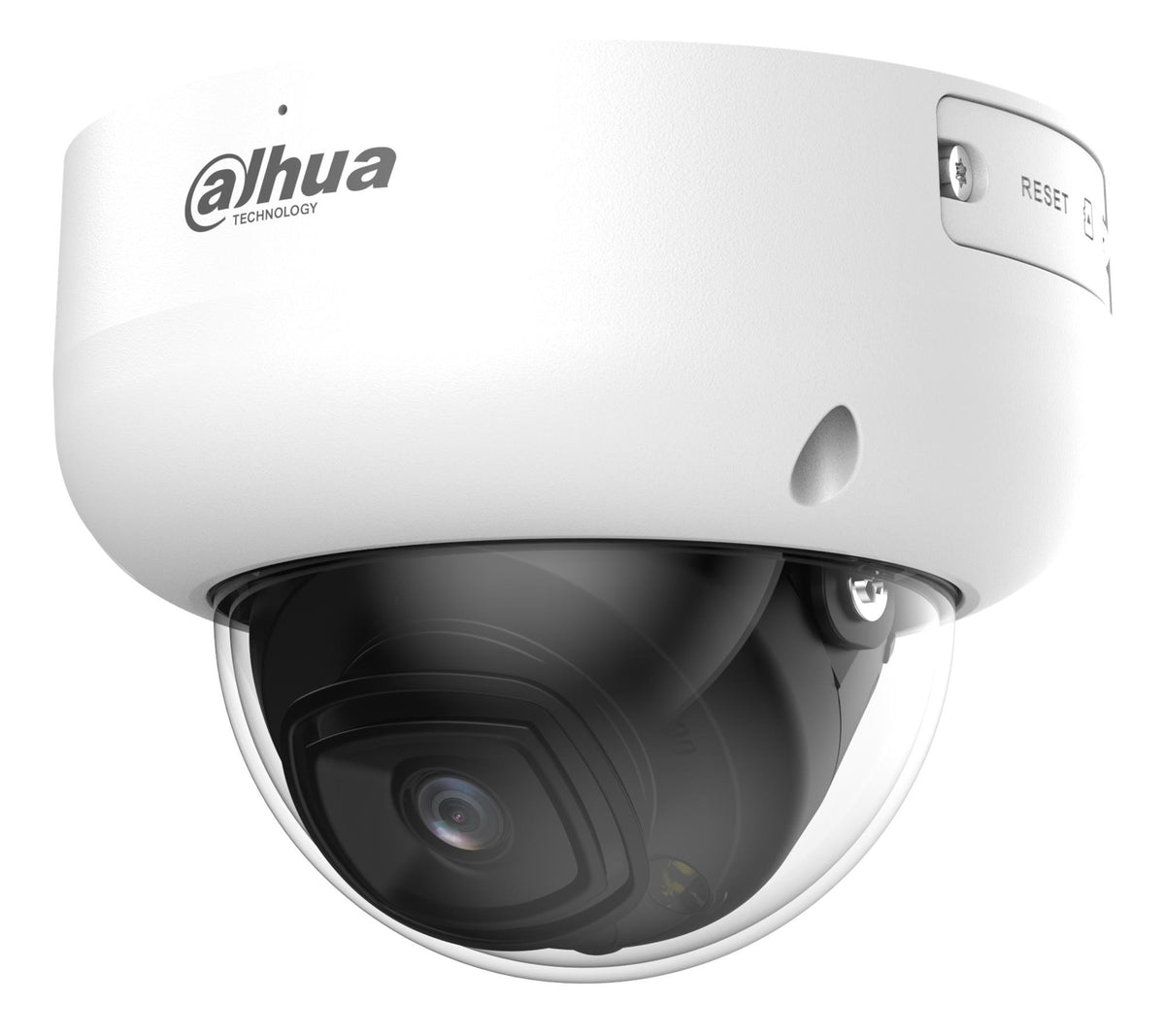 DAHUA 4 MP Vandal-Resistant Dome IP Security Camera with 2.8 mm Lens, Smart Dual Illumination up to 50 m, AcuPick, People Counting, Microphone, ePoE, IP67 and IK10, White
