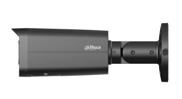 DAHUA 5 MP WizMind cilindriskā IP kamera ar viedo divu veidu apgaismojumu, 3,6 mm fiksēta fokusa objektīvu, melna, IP67, IK10