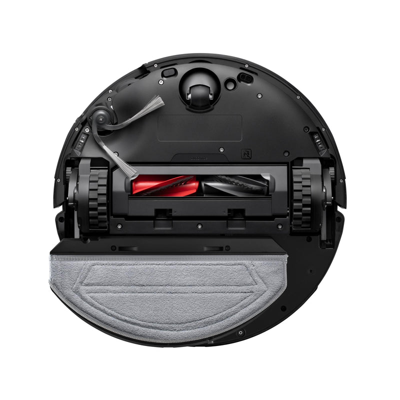 Roborock Saros 20 Sonic robotizētais putekļsūcējs ar mazgāšanu, 36000Pa, VibraRise 5.0, RockDock pašattīrīšanās stacija, 6400mAh, 190min darbība, 79,8mm augstums, melns