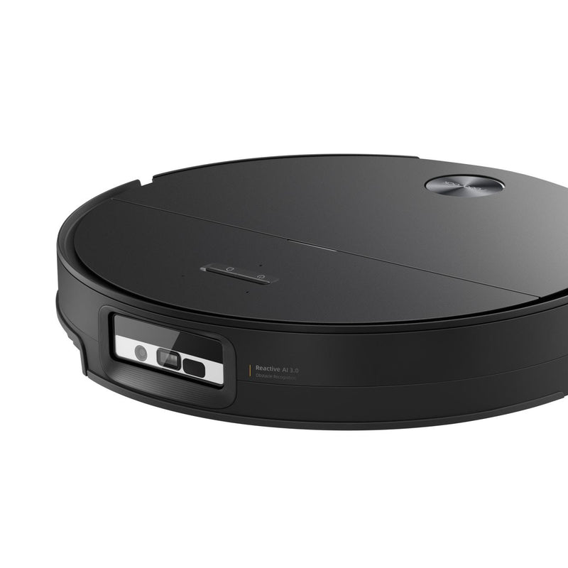 Roborock Saros 20 Sonic robotizētais putekļsūcējs ar mazgāšanu, 36000Pa, VibraRise 5.0, RockDock pašattīrīšanās stacija, 6400mAh, 190min darbība, 79,8mm augstums, melns
