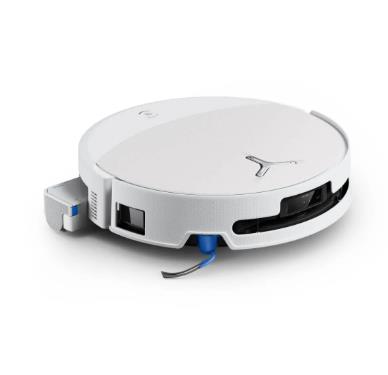 ECOVACS DEEBOT T90 OMNI robotizētais putekļsūcējs ar mazgāšanu, 30000Pa, OZMO ROLLER 3.0, automātiskās iztukšošanas un pašattīrīšanās stacija, Wi-Fi, balts