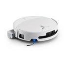 ECOVACS DEEBOT T90 OMNI robotizētais putekļsūcējs ar mazgāšanu, 30000Pa, OZMO ROLLER 3.0, automātiskās iztukšošanas un pašattīrīšanās stacija, Wi-Fi, balts