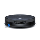 ECOVACS DEEBOT X12 OmniCyclone robotizētais putekļsūcējs ar mazgāšanu, 22000Pa, FocusJet, OZMO ROLLER 3.0, OmniCyclone pašattīrīšanās stacija, 4000mAh, līdz 497min, melns