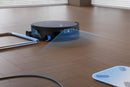 ECOVACS DEEBOT X12 OmniCyclone robotizētais putekļsūcējs ar mazgāšanu, 22000Pa, FocusJet, OZMO ROLLER 3.0, OmniCyclone pašattīrīšanās stacija, 4000mAh, līdz 497min, melns